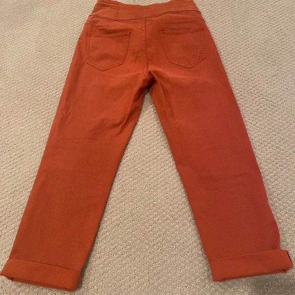 Joie Women's Ankle Cropped Jeans in Rust - Picture 1 of 3